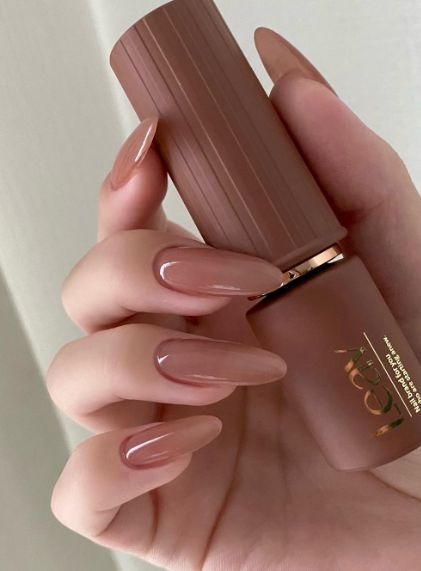 Fashion Fake Nails Lixa100180 – Nude Tone Reusable Acrylic Press On Nails