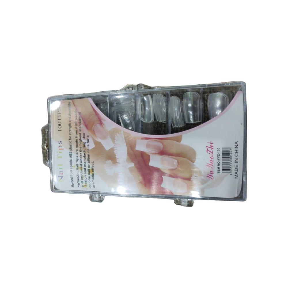 Premium Fake Nails 100 Pcs – Reusable ABS Press On Nails for Professional Manicure
