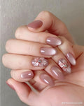 Multicolor Stick On Nails 12 Pcs – ABS Smooth Coverage Reusable Artificial Nails for Daily Wear